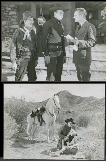 John Wayne - three vintage photos West of the Divide, 1934 - Click Image to Close