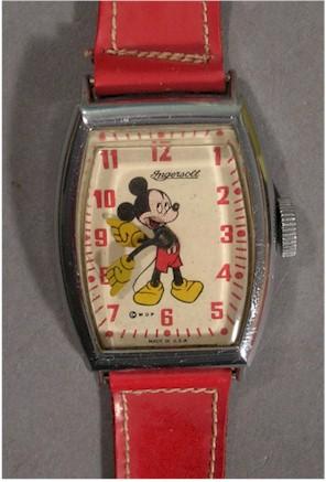 Disney 40's Mickey Mouse Ingersoll Watch. NEW condition - Click Image to Close