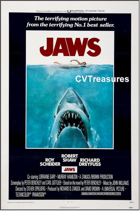 Jaws Vintage Movie Posters For Sale – CVTreasures