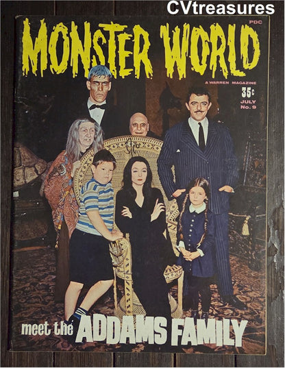 Addams Family 1966 UNUSED Uncirculated "Monster World" Magazine