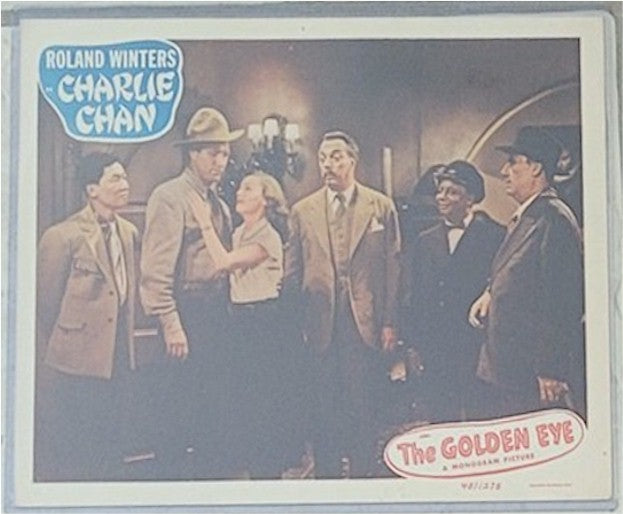 CHARLIE CHAN The Golden Eye Vintage movie poster Lobby Card 1948 6