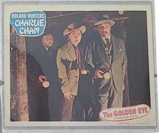 CHARLIE CHAN The Golden Eye Vintage movie poster Lobby Card 1948 7