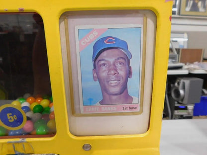 Baseball Trading Card and Gumball Vending Machine Sports Memorabilia 1956 Oak Premiere