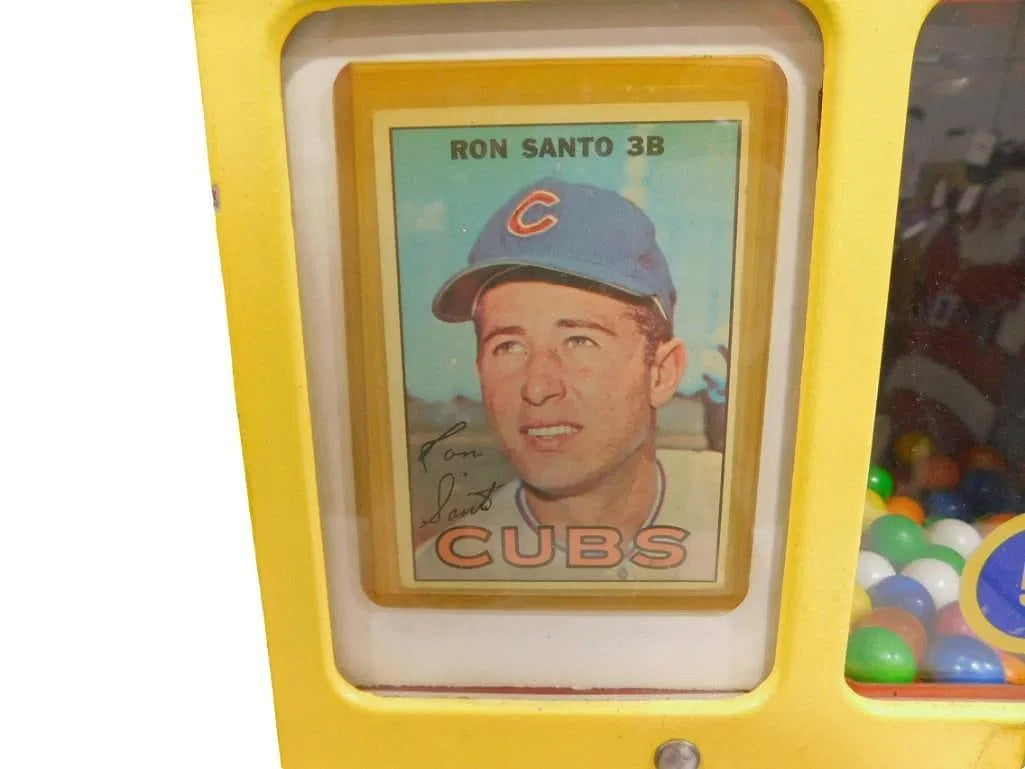 Baseball Trading Card and Gumball Vending Machine Sports Memorabilia 1956 Oak Premiere