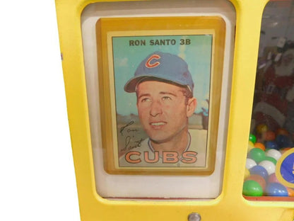 Baseball Trading Card and Gumball Vending Machine Sports Memorabilia 1956 Oak Premiere