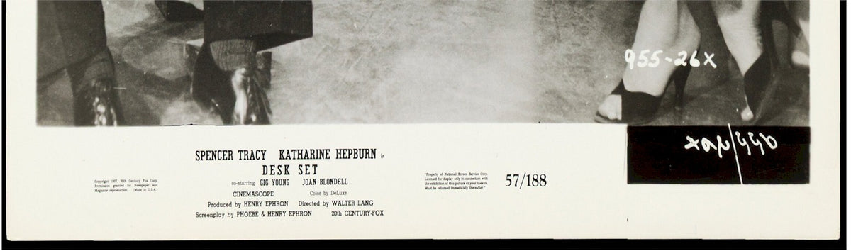 Katherine Hepburn DESK SET 1957 Authentic Autograph Signed Photo PSA Certified SUPER RARE