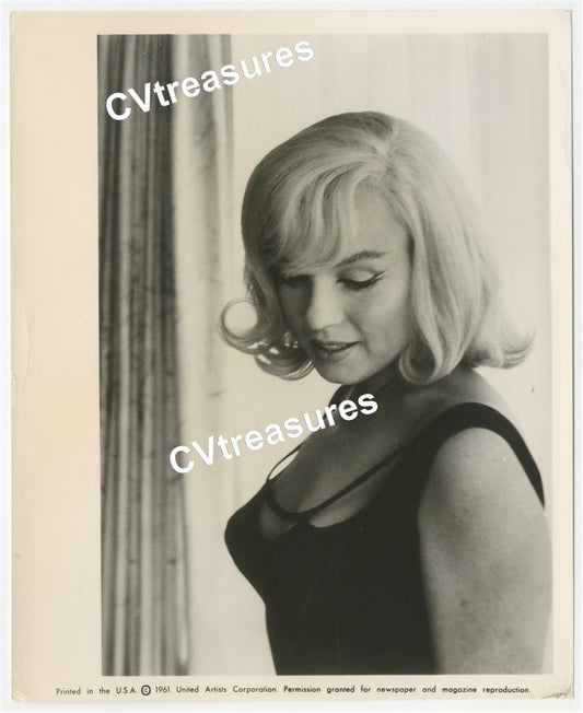 Marilyn Monroe STUNNING "MISFITS" Authentic Original Vintage Type 1 Historic Photograph 1961