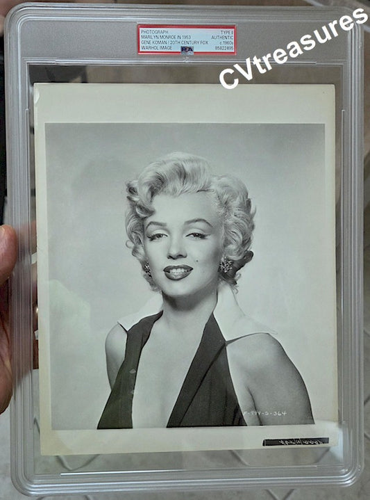 MARILYN MONROE - ANDY WARHOL Stunning Authentic Original Vintage Historic Photograph for Andy Warhol masterpiece PSA TYPE II