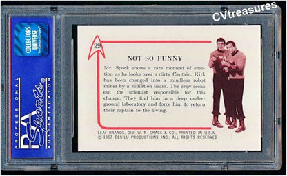 Non Sports Cards STAR TREK  PSA 8 High Grade Card #29 1960s Toys 1966
