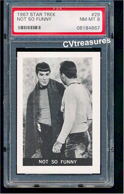 Non Sports Cards STAR TREK  PSA 8 High Grade Card #29 1960s Toys 1966