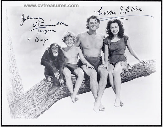 TARZAN The Ape Man AUTOGRAPHED Authentic Movie Photo Weissmuller Maureen O'Sullivan