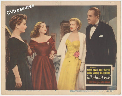 All About Eve Original Vintage Classic Lobby Card Movie Theater Poster Bette Davis MARILYN MONROE