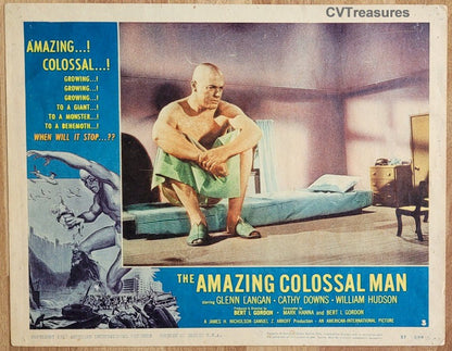 Amazing Colossal Man Sci Fi Original Vintage lobby card Movie Poster Guaranteed Authentic