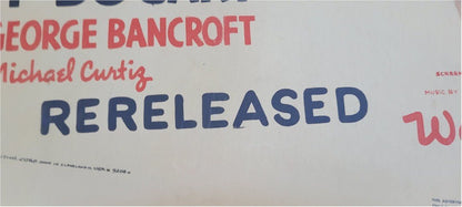 Angels with Dirty Faces Original Authentic Vintage Movie Theater Poster One Sheet Cagney and Bogart A++