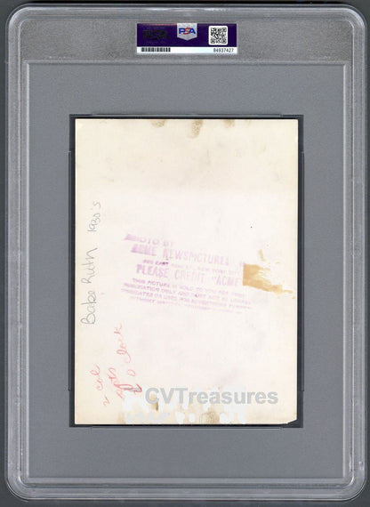 Babe Ruth Historical Original PSA Authentic Vintage Type 1 Photo Classic Sports Memorabilia Baseball photos 1935