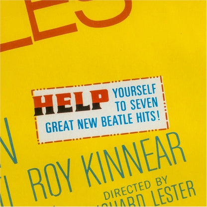 Beatles HELP Original Authentic vintage one sheet Movie Theater poster 1965