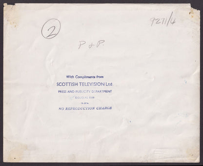 BEATLES Original RARE Authentic Vintage Historic TYPE I Photo Scottish TV 1963