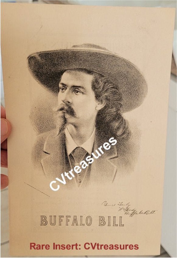 Buffalo Bill Cody Antique Official Wild West Show Program 1884 Vintage ...