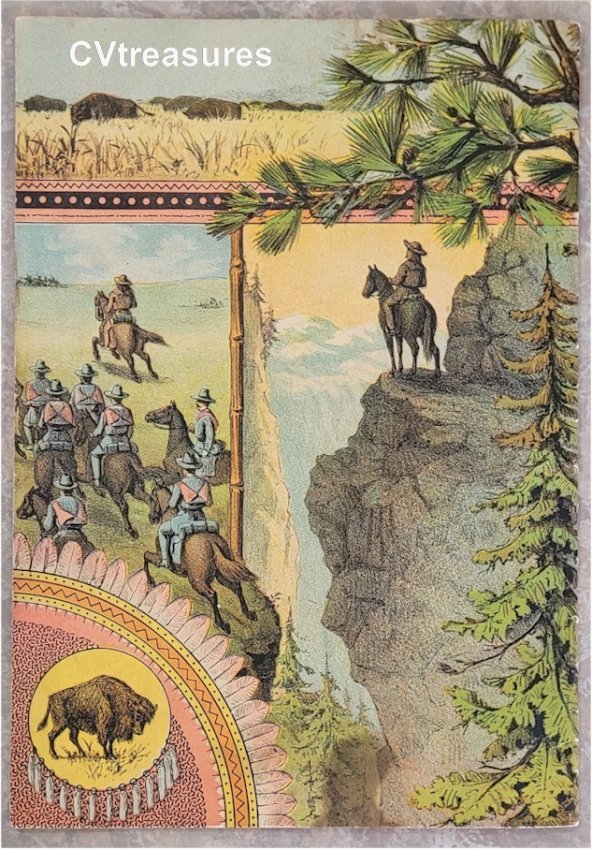 Buffalo Bill Cody Antique Official Wild West Show Program 1884 Vintage ...