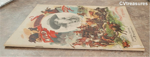 Buffalo Bill Cody Antique Official Wild West Show Program 1893 B Histo ...