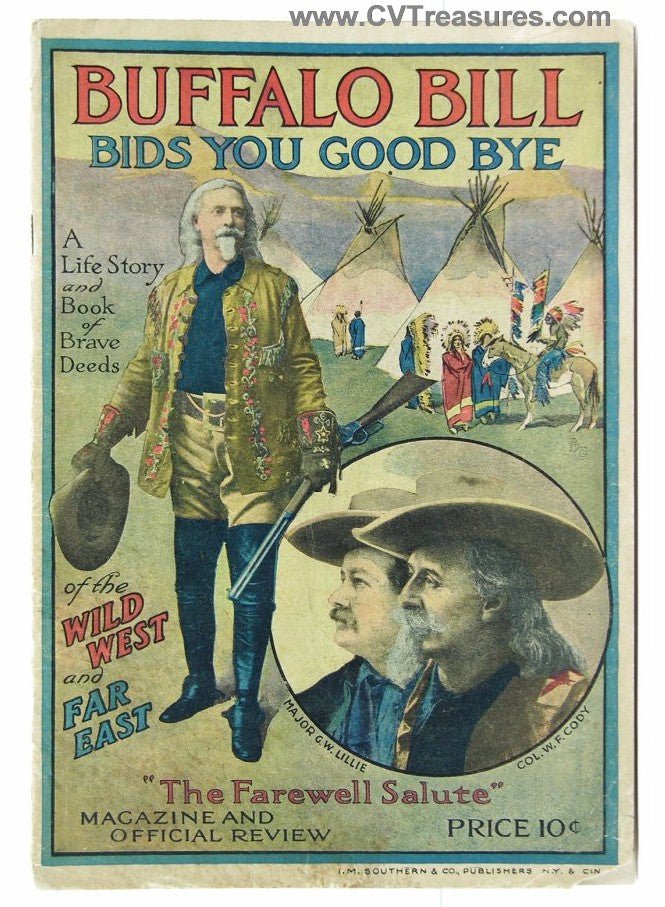 Buffalo Bill Cody Wild West Show Program RARE 1910