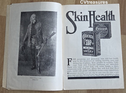 Buffalo Bill Cody Wild West Show Program RARE 1910