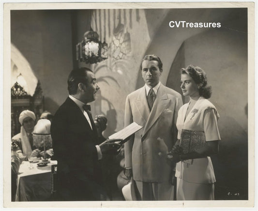 Casablanca Original Vintage TYPE I Photo Henreid Bergman