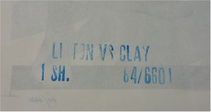 Cassius Clay (Muhammad Ali) vs Sonny Liston Original Vintage Boxing Sports Memorabilia Poster 1964