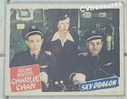 CHARLIE CHAN Sky Dragon Vintage movie poster Lobby Card 1949 5