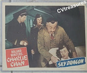 CHARLIE CHAN Sky Dragon Vintage movie poster Lobby Card 1949 7