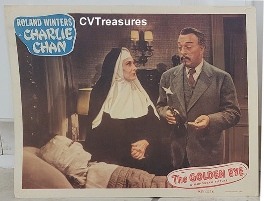CHARLIE CHAN The Golden Eye Vintage movie poster Lobby Card 1948 4