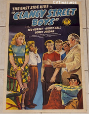 Clancy Street Boys East Side Kids Bowery Boys Authentic original vintage movie poster one sheet A++