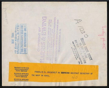 FDR FRANKLIN D. ROOSEVELT Original Vintage/Antique Photo