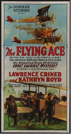 Flying Ace Original Vintage Movie Theater Poster Three Sheet Aviation Memorabilia Norman Studios 1926