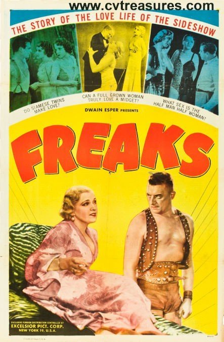 Freaks Original Vintage Horror Movie Poster One Sheet 1949