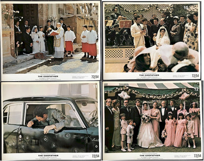 Godfather Rare Original Vintage Mini Lobby Card Movie Posters Still Photos Marlon Brando 1972