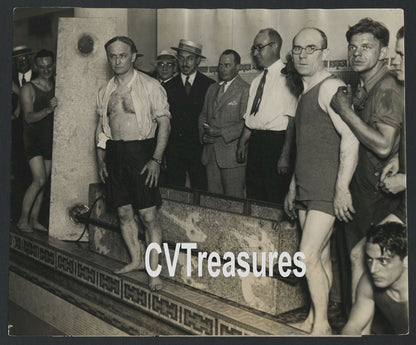 HHarry Houdini Rare Stunning Historical Photograph Escape New York 1926 TYPE 1 Photo Guaranteed Authentic Original