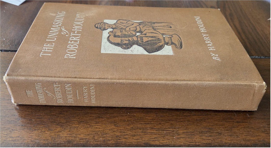 HARRY HOUDINI SIGNED AUTOGRAPHED Rare Historic Magic Book 1908