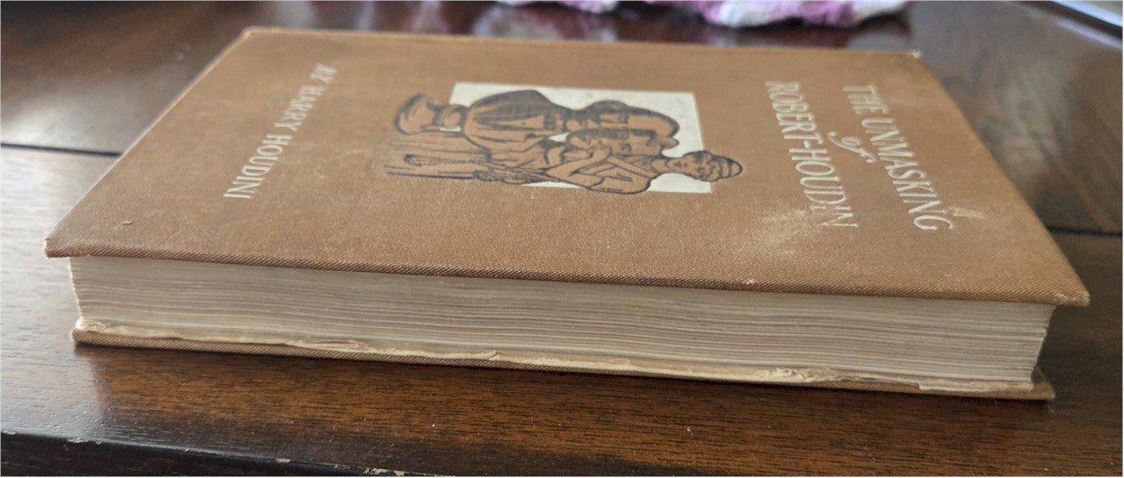 HARRY HOUDINI SIGNED AUTOGRAPHED Rare Historic Magic Book 1908