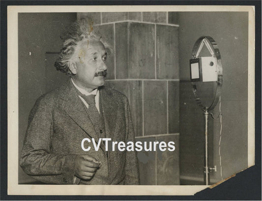 Historical Albert Einstein Vintage TYPE I Photo