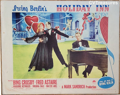 Holiday Inn Original Authentic Vintage Lobby Card Movie Theater Poster Crosby Astaire 1b