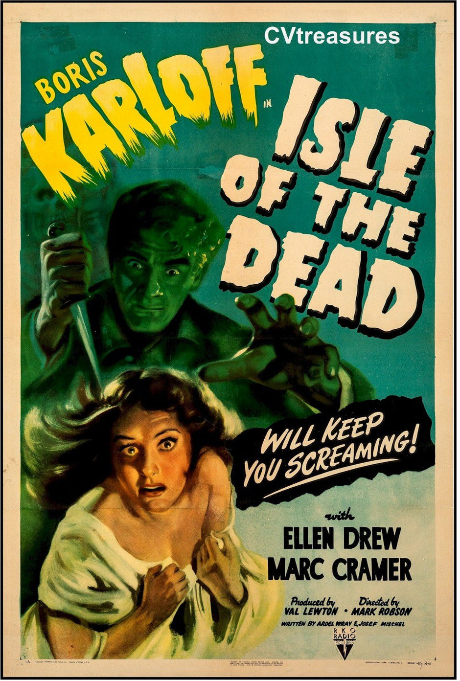 Vintage Horror Movie Posters Memorabilia Collection CVTreasures