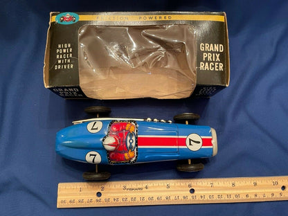 Japan Ichimura Tin Toy Shoten Friction Race Car 1950s