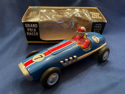 Japan Ichimura Tin Toy Shoten Friction Race Car 1950s