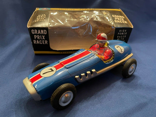 Japan Ichimura Tin Toy Shoten Friction Race Car 1950s
