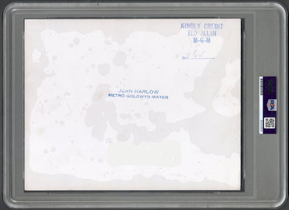 Jean Harlow ORIGINAL Antique Historical Vintage Type 1 Photo Ted Allan PSA 1936
