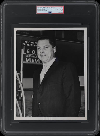Jimmy Hoffa Original Vintage Authentic Type I Historic Photo PSA Certified TYPE I