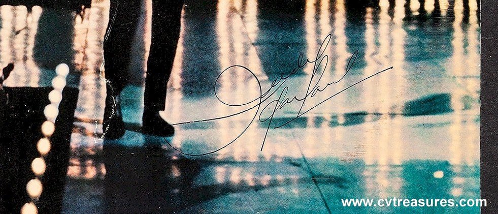 Judy Garland Original Authentic Signed Autographed Record Album 1964