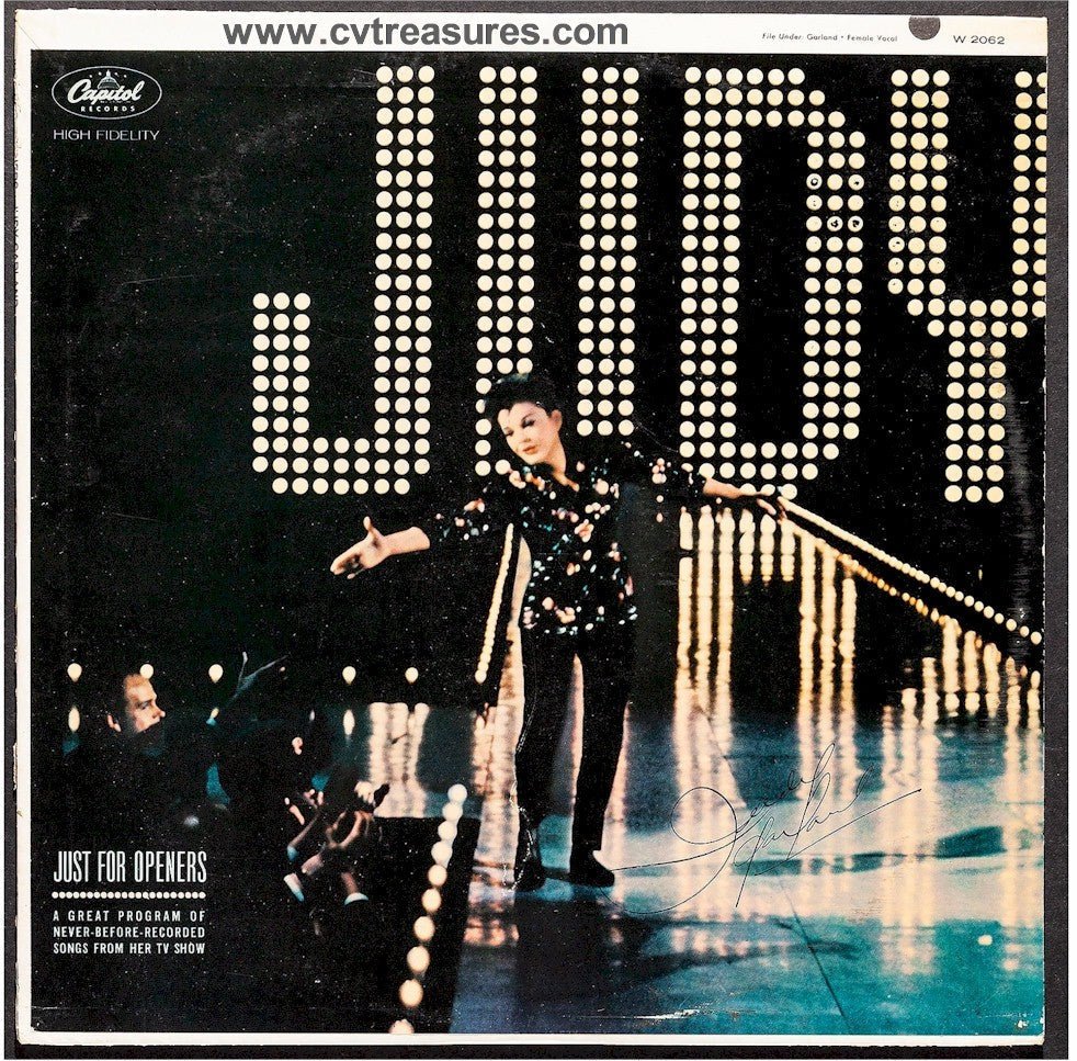 Judy Garland Original Authentic Signed Autographed Record Album 1964