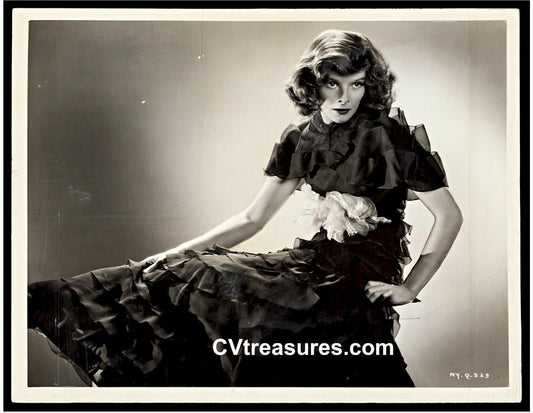 Katharine Hepburn *STUNNING* TYPE I Vintage Photo Studio RKO 1935
